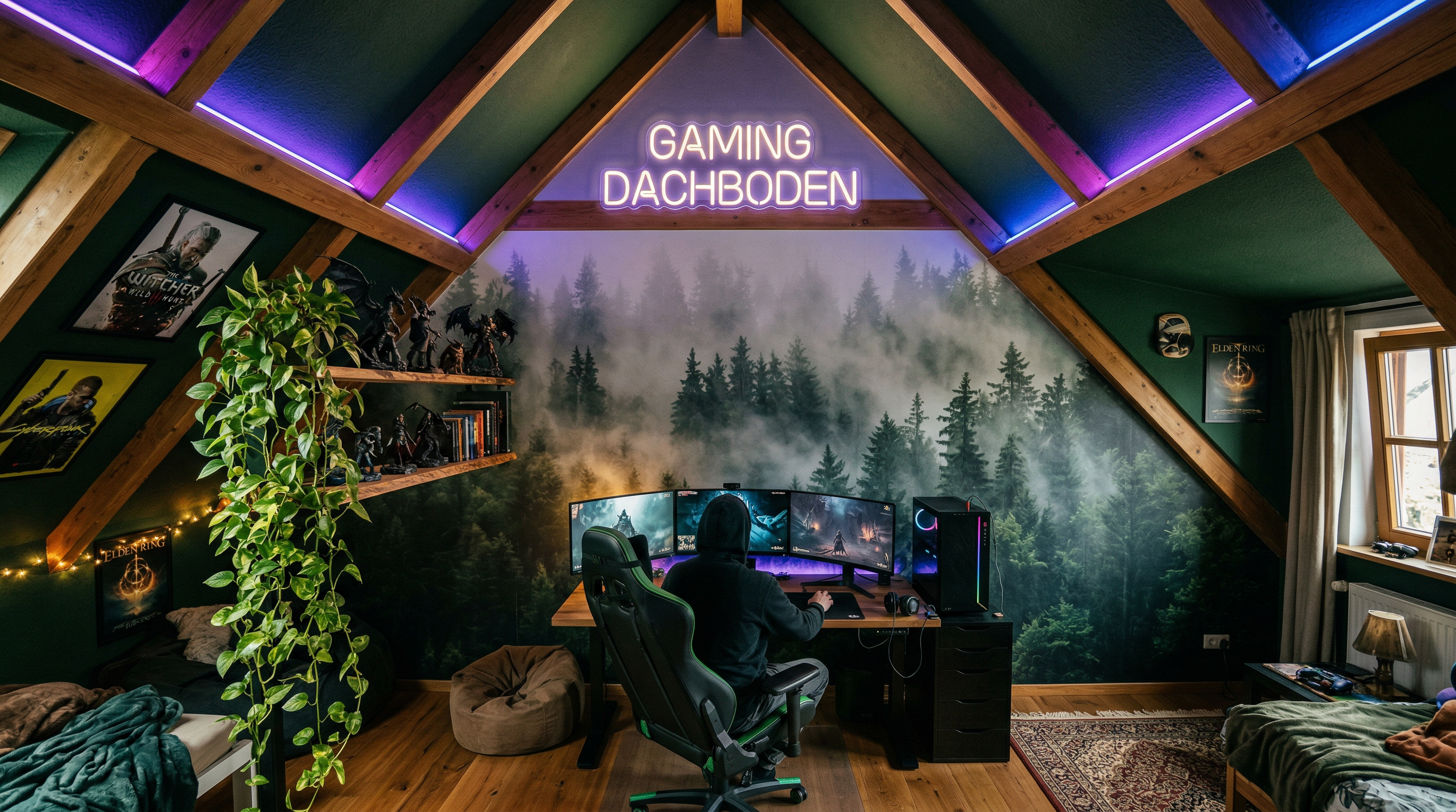Gaming Setup – Gaming_Dachboden